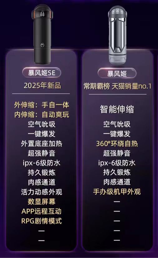 杰士邦飞机杯 暴风姬系列